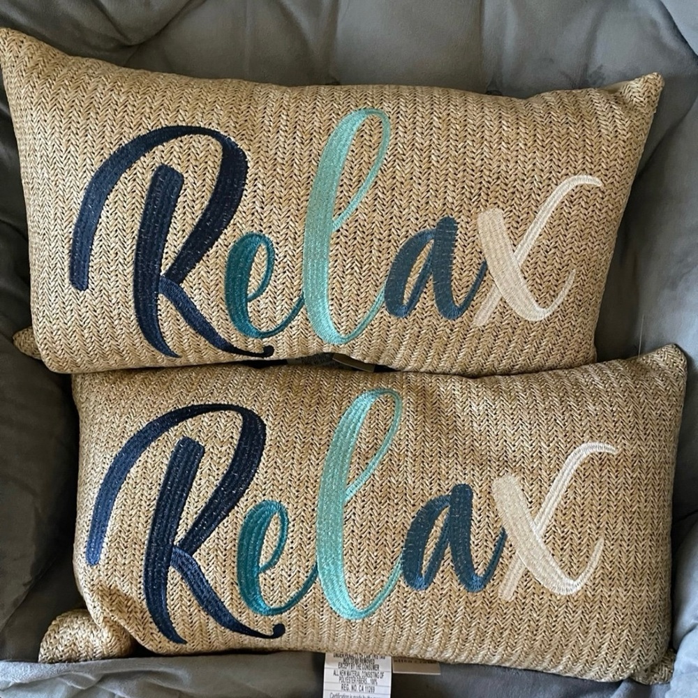 Relax Decorative Throw Pillows